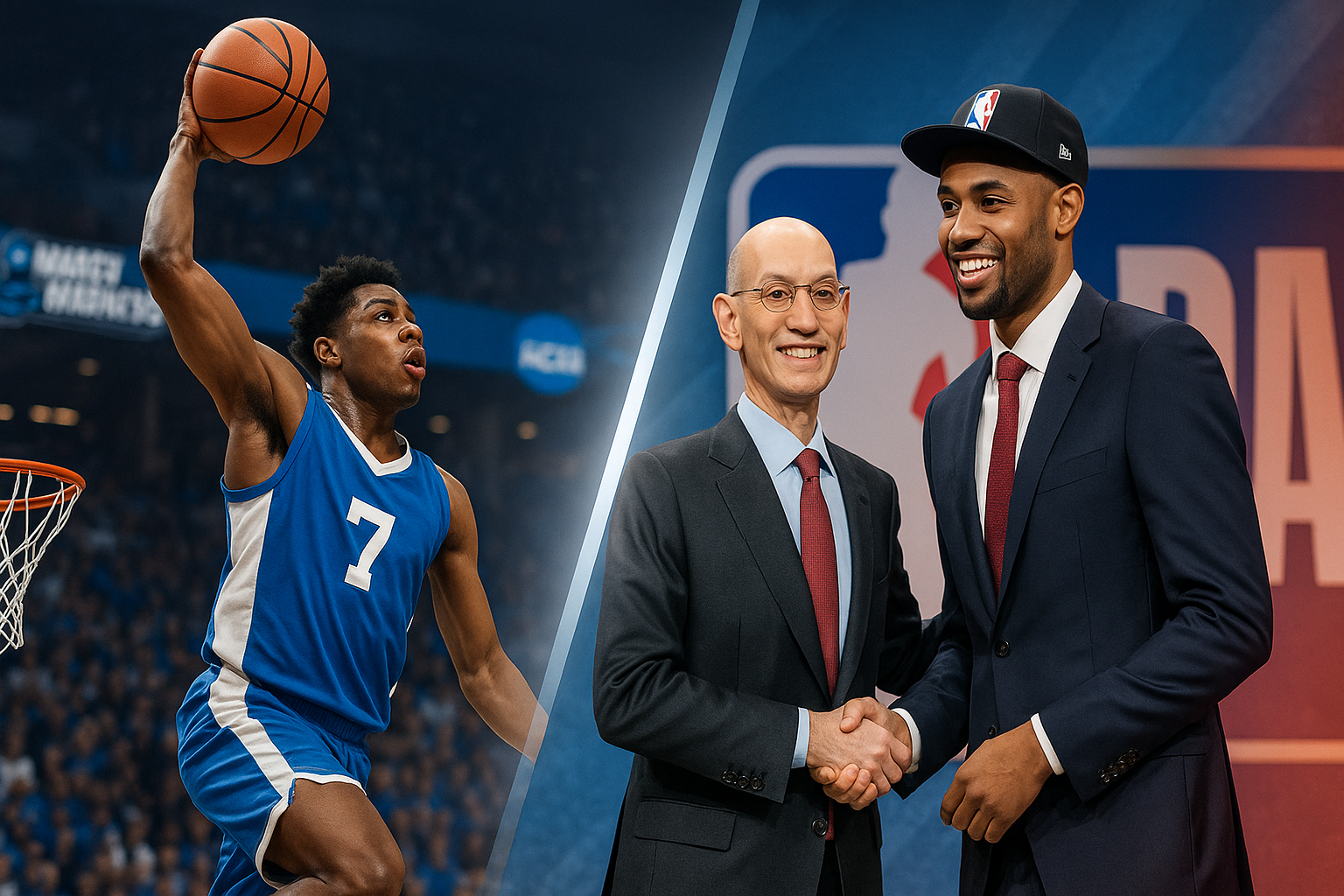 From college basketball courts to NBA glory – player success stories